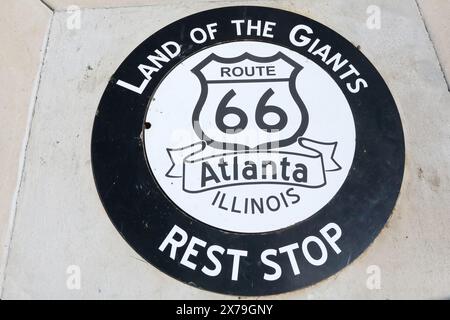 American Giants Museum in Downtown, Atlanta, Illinois Stockfoto