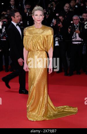 Cannes, Frankreich. Mai 2024. Cate Blanchett bei der Rumours-Premiere, Palais des Festival, Teil der 77. Ausgabe der Filmfestspiele von Cannes. Quelle: Doug Peters/EMPICS/Alamy Live News Stockfoto