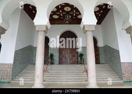 Detail des Wilaya-Gebäudes in Algier Stockfoto