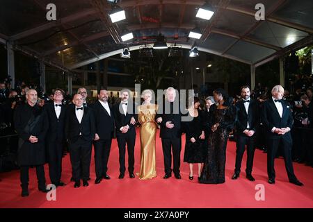 Cannes, Frankreich. Mai 2024. Charles Dance, Denis Menochet, Cate Blanchett, Evan Johnson, Guy Maddin, Galen Johnson, Nikki Amuka-Bird, Roy Dupuis, Rolando Ravello besuchte die Premiere von Emilia Perez im Rahmen des 77. internationalen Filmfestivals Cannes am 18. Mai 2024. Foto: Aurore Marechal/ABACAPRESS. COM Credit: Abaca Press/Alamy Live News Stockfoto