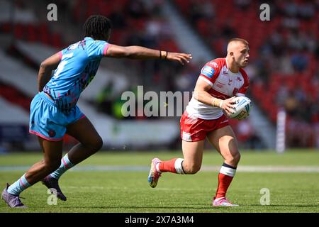 Doncaster, Großbritannien. Mai 2024. Mikey Lewis von Hull KR während des Halbfinales des Betfred Challenge Cup Hull KR gegen Wigan Warriors im Eco-Power Stadium, Doncaster, Großbritannien, 18. Mai 2024 (Foto: Craig Cresswell/News Images) in Doncaster, Großbritannien am 18. Mai 2024. (Foto: Craig Cresswell/News Images/SIPA USA) Credit: SIPA USA/Alamy Live News Stockfoto