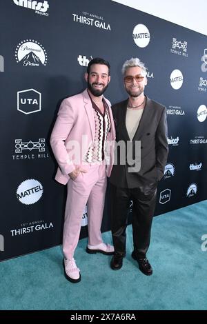 Los Angeles, Kalifornien, USA 18. Mai 2024 Michael Turchin und Singer Lance Bass nehmen am 18. Mai 2024 an den 15. Jährlichen Thirst Gala Awards im SLS Beverly Hills Hotel in Los Angeles, Kalifornien, USA Teil. Foto: Barry King/Alamy Live News Stockfoto