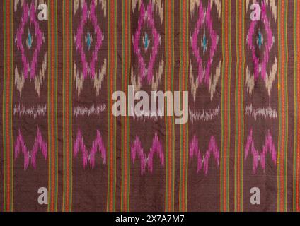 Thailändische Stoffmuster. Stockfoto