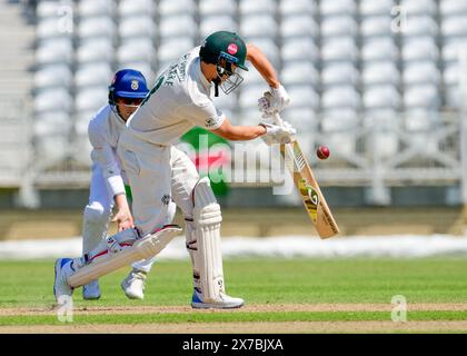 Nottingham, Großbritannien. Mai 2024. Nottingham, Vereinigtes Königreich, Trent Bridge Cricket Ground. 17. Mai 2024. Vitality County Championship Division 1. Nottinghamshire V Hampshire im Bild: Clarke schlägt am 3. Tag. Quelle: Mark Dunn/Alamy Live News Stockfoto