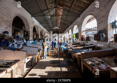 Tansania, Sansibar, Stone Town, der Fischmarkt Stockfoto