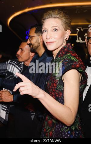 Mailand, Italien. Mai 2024. Cate Blanchett wird im JW Marriott Hotel während des 77. Festivals de Cannes am 19. Mai 2024 in Cannes gesehen (Foto: Alessandro Bremec/NurPhoto). Quelle: NurPhoto SRL/Alamy Live News Stockfoto