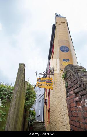 Piece of Cheese House in Hastings Stockfoto