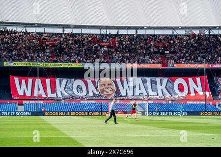 Rotterdam, Nederland. Mai 2024. ROTTERDAM, 19.05.2024, Stadion Feijenoord de kuip, Fußball, niederländische Eredivisie, Saison 2023/2024, Feyenoord - Excelsior, Feyenoord Trainer Coach Arne Slot Credit: Pro Shots/Alamy Live News Stockfoto