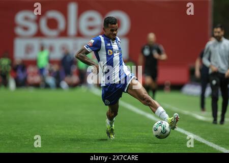 Braga, Portugal. Mai 2024. Braga, 18/05/2024 - O Sporting Clube de Braga recebeu esta noite o Futebol Clube do Porto no Estádio Municipal de Braga em jogo a contar para a 34ª jornada da i Liga 2023/24. Galeno (Miguel ira/ira/Global Imagens) Credit: Atlantico Press/Alamy Live News Stockfoto