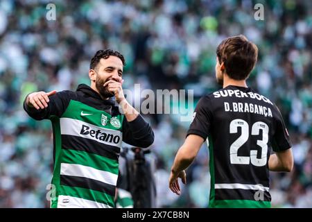 Lisboa, 18/05/2024 - Hoje a equipa do Sporting Clube de Portugal, recebeu a equipa do Chaves na 34ª Jornada do Campeonato Nacional da Liga Portugal Betclic no Estádio José Alvalade em Lisboa. Ruben Amorim (Mário Vasa / Global Imagens) Stockfoto