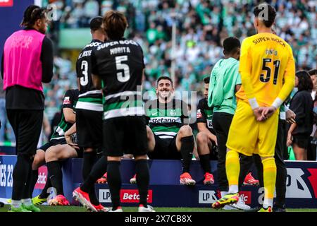 Lisboa, 18/05/2024 - Hoje a equipa do Sporting Clube de Portugal, recebeu a equipa do Chaves na 34ª Jornada do Campeonato Nacional da Liga Portugal Betclic no Estádio José Alvalade em Lisboa. Paulinho&##13; (13;(MárioaVasa / Global Imagens) Stockfoto