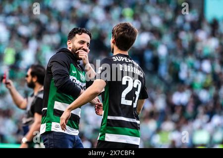 Lisboa, 18/05/2024 - Hoje a equipa do Sporting Clube de Portugal, recebeu a equipa do Chaves na 34ª Jornada do Campeonato Nacional da Liga Portugal Betclic no Estádio José Alvalade em Lisboa. Ruben Amorim (Mário Vasa / Global Imagens) Stockfoto