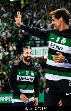 Lisboa, 18/05/2024 - Hoje a equipa do Sporting Clube de Portugal, recebeu a equipa do Chaves na 34ª Jornada do Campeonato Nacional da Liga Portugal Betclic no Estádio José Alvalade em Lisboa. Ruben Amorim (Mário VasG/Global Imagens) Stockfoto