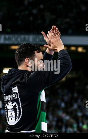 Lisboa, 18/05/2024 - Hoje a equipa do Sporting Clube de Portugal, recebeu a equipa do Chaves na 34ª Jornada do Campeonato Nacional da Liga Portugal Betclic no Estádio José Alvalade em Lisboa. Ruben Amorim (Mário VasG/Global Imagens) Stockfoto