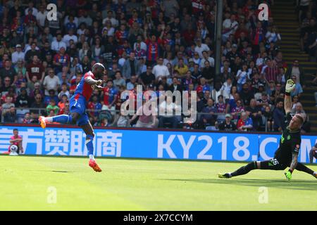 Selhurst Park, Selhurst, London, Großbritannien. Mai 2024. Premier League Football, Crystal Palace gegen Aston Villa; Credit: Action Plus Sports/Alamy Live News Stockfoto