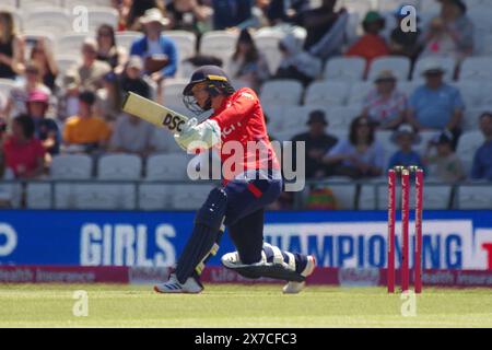 Leeds, 19. Mai 2024. Danni Wyatt schlug für England gegen Pakistan in der T20 International Serie in Headingley, Leeds. Quelle: Colin Edwards/Alamy Live News Stockfoto