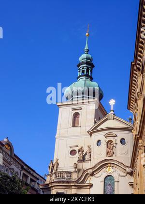 Prag, Tschechische Republik - 10. Mai 2024: Kirche St. Gallus in Prag Stockfoto