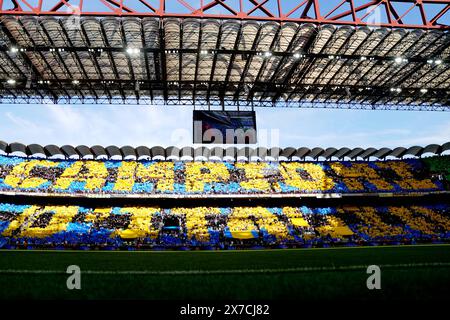 Mailand, Italien. Mai 2024. Inters Fans während des Fußballspiels der Serie A zwischen Inter und Lazio im San Siro Stadion in Norditalien am Sonntag, den 19. Mai 2024. Sport - Fußball . (Foto: Spada/LaPresse) Credit: LaPresse/Alamy Live News Stockfoto