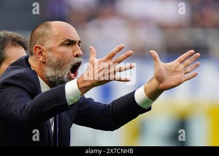 Mailand, Italien. Mai 2024. Lazio's Tudor während des Fußballspiels der Serie A zwischen Inter und Lazio im San Siro Stadion in Norditalien - Sonntag, den 19. Mai 2024. Sport - Fußball . (Foto: Spada/LaPresse) Credit: LaPresse/Alamy Live News Stockfoto