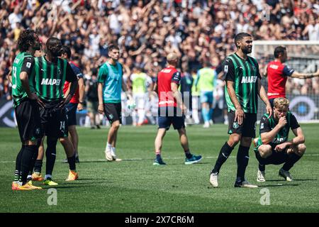 Reggio Emilia, Italien. Mai 2024. Wahnvorstellung von Sassuolo während des Spiels der USA Sassuolo gegen Cagliari Calcio, italienische Fußball Serie A in Reggio Emilia, Italien, 19. Mai 2024 Credit: Independent Photo Agency/Alamy Live News Stockfoto