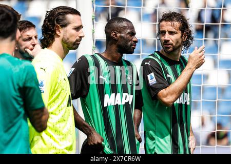 Reggio Emilia, Italien. Mai 2024. Wahnvorstellung von Sassuolo während des Spiels der USA Sassuolo gegen Cagliari Calcio, italienische Fußball Serie A in Reggio Emilia, Italien, 19. Mai 2024 Credit: Independent Photo Agency/Alamy Live News Stockfoto