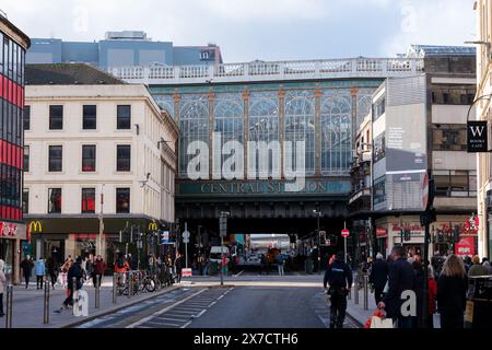 Glasgow Schottland: 12. Februar 2024: Außenansicht Stockfoto