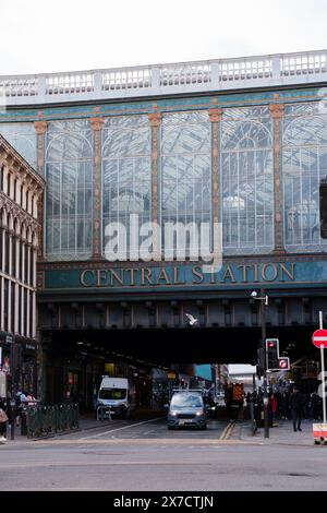 Glasgow Schottland: 12. Februar 2024: Außenansicht Stockfoto