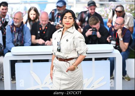 Cannes, Frankreich. Mai 2024. Adriana Paz nimmt an der Fotokonferenz „Les Femmes Au Balcon“ (die Balconettes) beim 77. Jährlichen Filmfestival in Cannes am 19. Mai 2024 im Palais des Festivals Teil. Quelle: Live Media Publishing Group/Alamy Live News Stockfoto