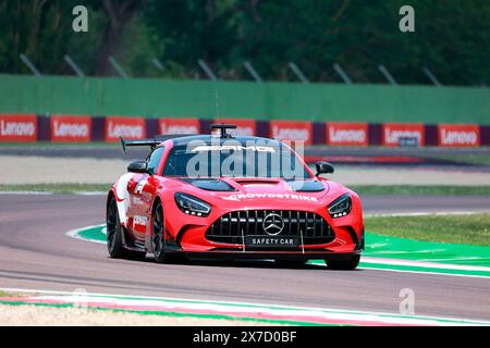 Imola, Italien. Mai 2024. 19.05.2024, Autodromo Enzo e Dino Ferrari, Imola, Formel 1 Grand Prix Emilia Romagna 2024, im Bild Mercedes-AMG Safety Car Credit: dpa/Alamy Live News Stockfoto