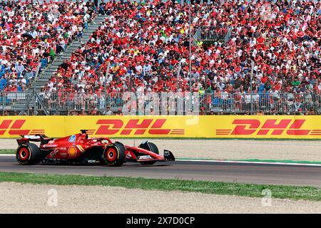 Imola, Italien. Mai 2024. 19.05.2024, Autodromo Enzo e Dino Ferrari, Imola, Formel 1 Grand Prix Emilia Romagna 2024, im Bild Charles Leclerc (MCO), Scuderia Ferrari HP/dpa/Alamy Live News Stockfoto