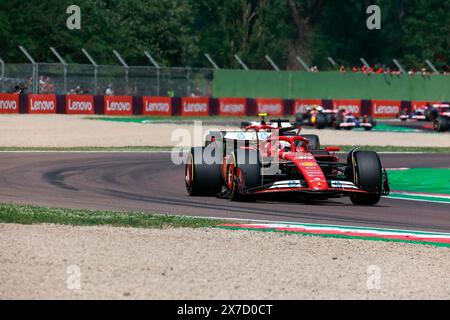 Imola, Italien. Mai 2024. 19.05.2024, Autodromo Enzo e Dino Ferrari, Imola, Formel 1 Grand Prix Emilia Romagna 2024, im Bild Charles Leclerc (MCO), Scuderia Ferrari HP/dpa/Alamy Live News Stockfoto