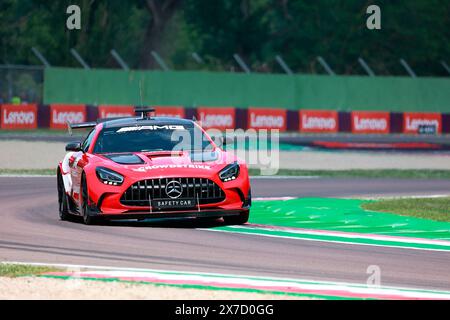 Imola, Italien. Mai 2024. 19.05.2024, Autodromo Enzo e Dino Ferrari, Imola, Formel 1 Grand Prix Emilia Romagna 2024, im Bild Mercedes-AMG Safety Car Credit: dpa/Alamy Live News Stockfoto