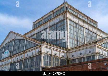 Blick auf die stillgelegten Wintergärten in Great Yarmouth, Großbritannien Stockfoto