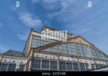 Blick auf die stillgelegten Wintergärten in Great Yarmouth, Großbritannien Stockfoto