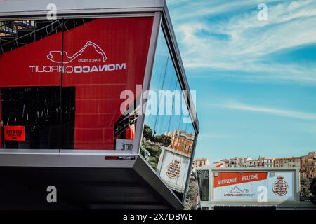 © SPORTPIXPRESS/MAXPPP, Monaco. Mai 2024. MAGAZIN FAHRERLAGER FORMEL 1 MONACO GRAND PRIX INSTALLATIONSILLUSTRATION Formel 1 MONACO GP Credit: MAXPPP/Alamy Live News Stockfoto