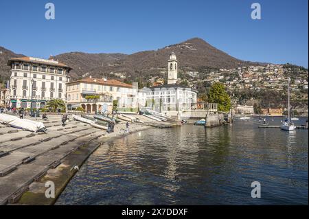 Cernobbio, italien - 03-03-2023: Die schöne Entdeckung von Cernobbio Stockfoto