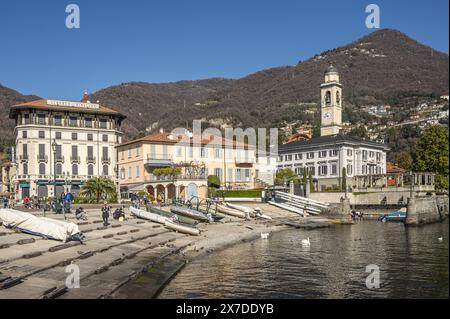 Cernobbio, italien - 03-03-2023: Die schöne Entdeckung von Cernobbio Stockfoto