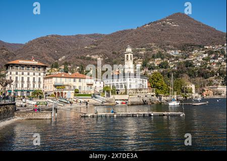 Cernobbio, italien - 03-03-2023: Die schöne Entdeckung von Cernobbio Stockfoto