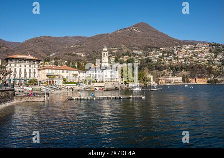 Cernobbio, italien - 03-03-2023: Die schöne Entdeckung von Cernobbio Stockfoto