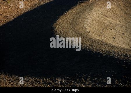 Shades of Light rund um den Rand des Cinder Cone im Lassen Volcanic Stockfoto