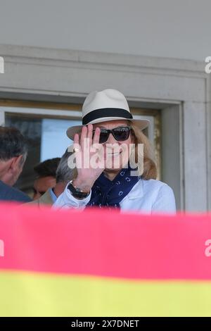 Prinzessin Elena von Borbon während der Longines Global Champions Tour Madrid im Club de Campo Villa de Madrid am 19. Mai 2024 in Madrid, Spanien. Stockfoto