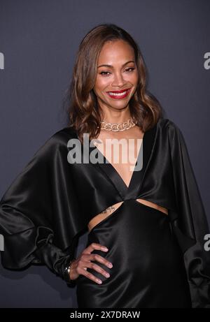 Zoe Saldana nahm an den Kering Women in Motion Awards während der 77. Filmfestspiele in Cannes Teil. Bilddatum: Sonntag, 19. Mai 2024. Stockfoto