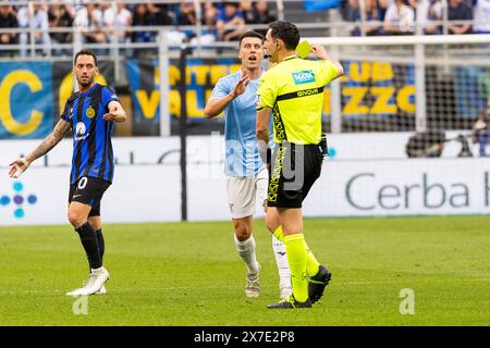 Mailand, Italien. Mai 2024. Patric in Aktion während des Fußballspiels der Serie A zwischen dem FC Internazionale und der SS Lazio im Giuseppe Meazza Stadion in Mailand, Italien, am 19. Mai 2024 Credit: Mairo Cinquetti/Alamy Live News Stockfoto