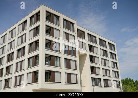 Neubau, Wohnhaus, am Hamburger Bahnhof, Heidestraße, Europacity, Moabit, Mitte, Berlin, Deutschland Stockfoto