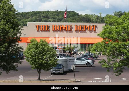 Bloomsburg, Usa. Mai 2024. Eine Außenansicht eines Home Depot-Kaufhauses. Quelle: SOPA Images Limited/Alamy Live News Stockfoto