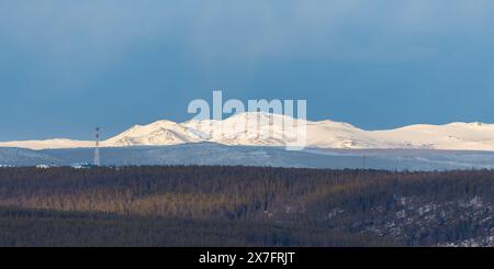 Berg 'Chrustalnaya' und in Süd-Jakutien Stockfoto