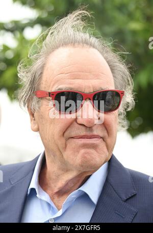Cannes, Frankreich. Mai 2024. Der US-amerikanische Regisseur Oliver Stone nimmt am Montag, den 20. Mai 2024, am 77. Filmfestival in Cannes Teil. Foto: Rune Hellestad/ Credit: UPI/Alamy Live News Stockfoto