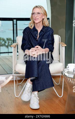 Cate Blanchett beim Kering Women in Motion Talk auf dem Festival de Cannes 2024 / 77. Internationale Filmfestspiele von Cannes im Majestic Hotel. Cannes, 20.05.2024 *** Cate Blanchett beim Kering Women in Motion Talk beim Festival de Cannes 2024 77 Internationale Filmfestspiele Cannes im Majestic Hotel Cannes, 20 05 2024 Foto:xD.xBedrosianx/xFuturexImagex blanchett 4509 Stockfoto