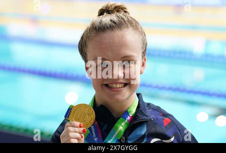 Aktenfoto vom 02.08.2023 von Maisie Summers-Newton. Die amtierenden Champions Maisie Summers-Newton und Tully Kearney wurden in ParalympicsGB's 26-köpfigen Schwimmmannschaft für die diesjährigen Spiele in Paris benannt. Ausgabedatum: Montag, 20. Mai 2024. Stockfoto