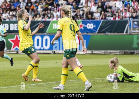Tilburg, Niederlande. Mai 2024. TILBURG - 20-05-2024. Stadion Koning Willem II. Ajax - Fortuna Sittard (Frau) cupfinal. Fortuna-Spieler Hilder˽Antonsdottir. Beschreibung: Pro Shots/Alamy Live News Stockfoto